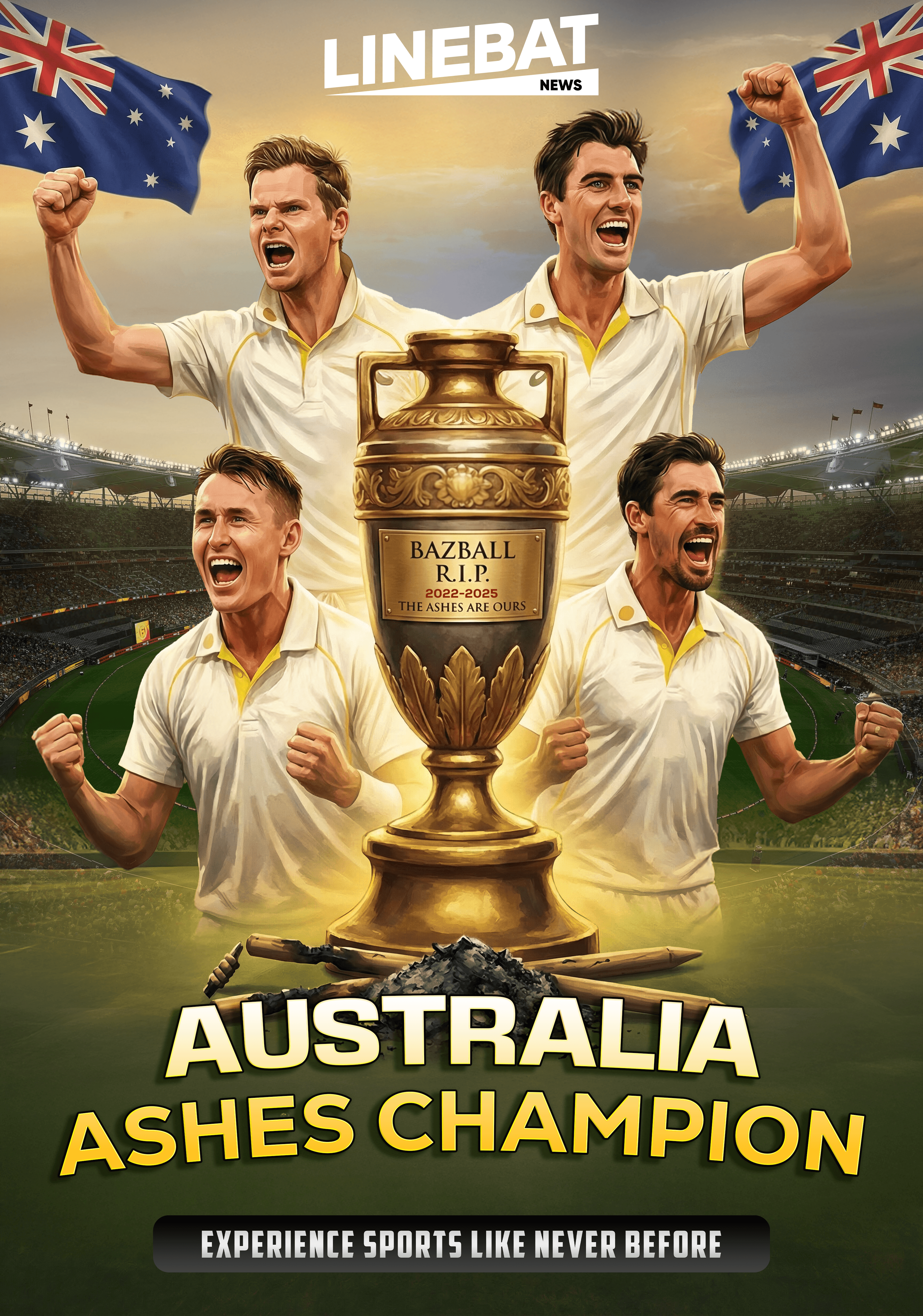 Australia Seal Ashes as England’s Promise Falls Flat