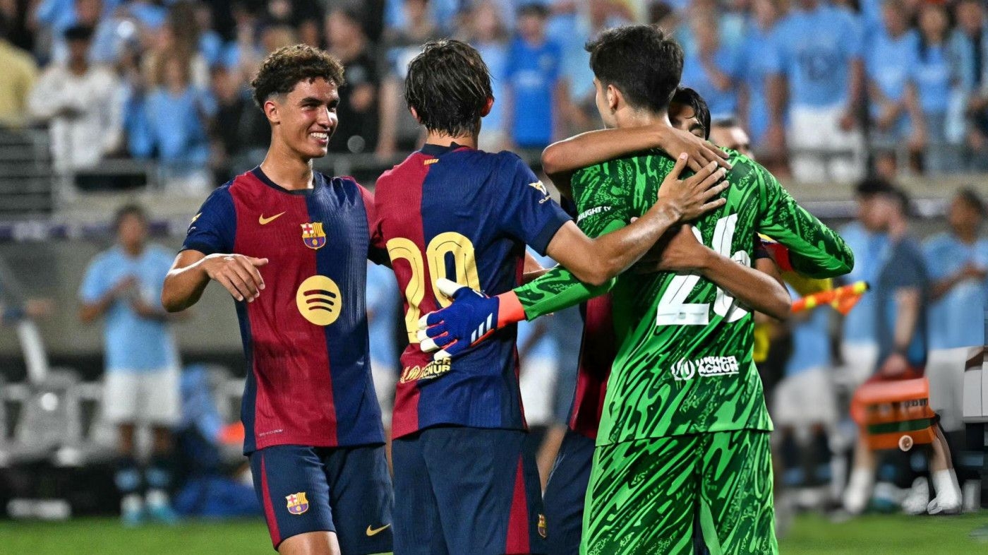 
Flick opens his Barcelona tenure with win over Man City 