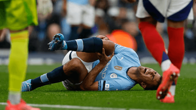 
Man City's Rodri suffers knee ligament injury 