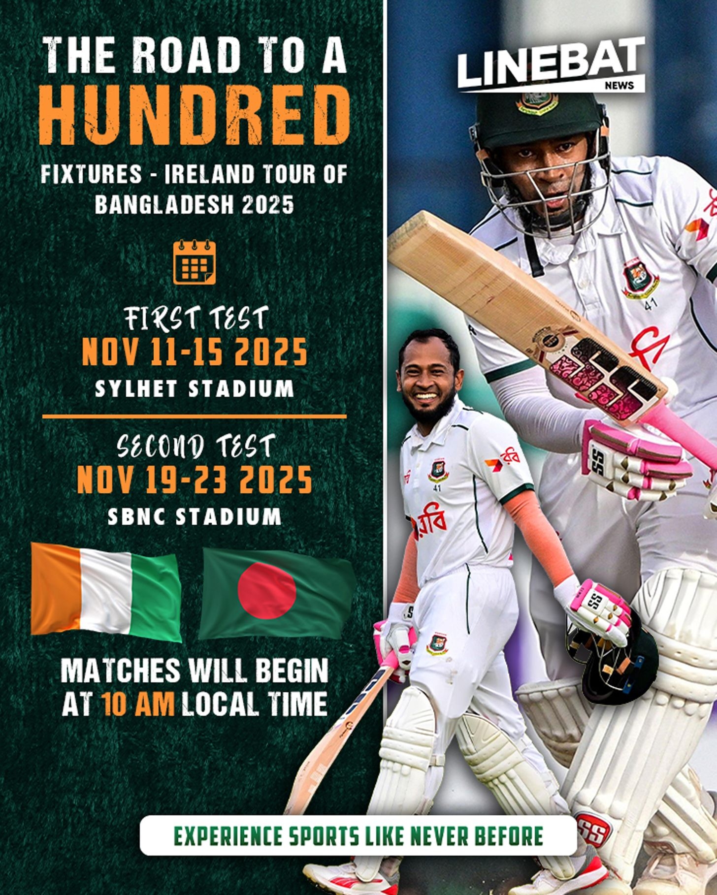 First bangladeshi player to play the iconic 100th test for the country , proud MR15