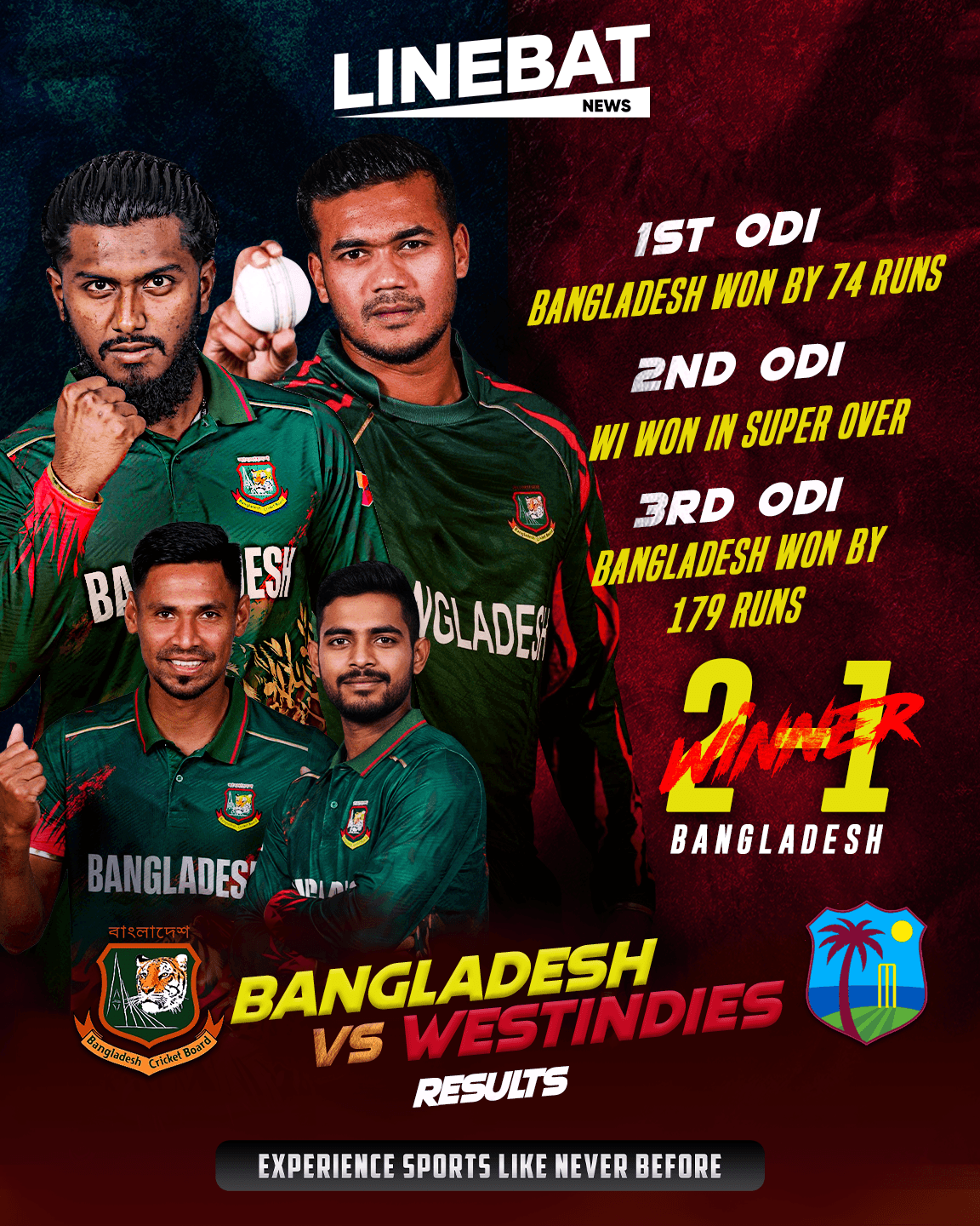 A series win for Bangladesh in “ধানক্ষেত”