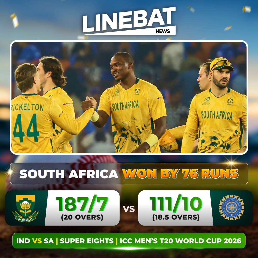 South Africa Thrash India by 76 Runs in Super 8 Clash of T20 World Cup 2026