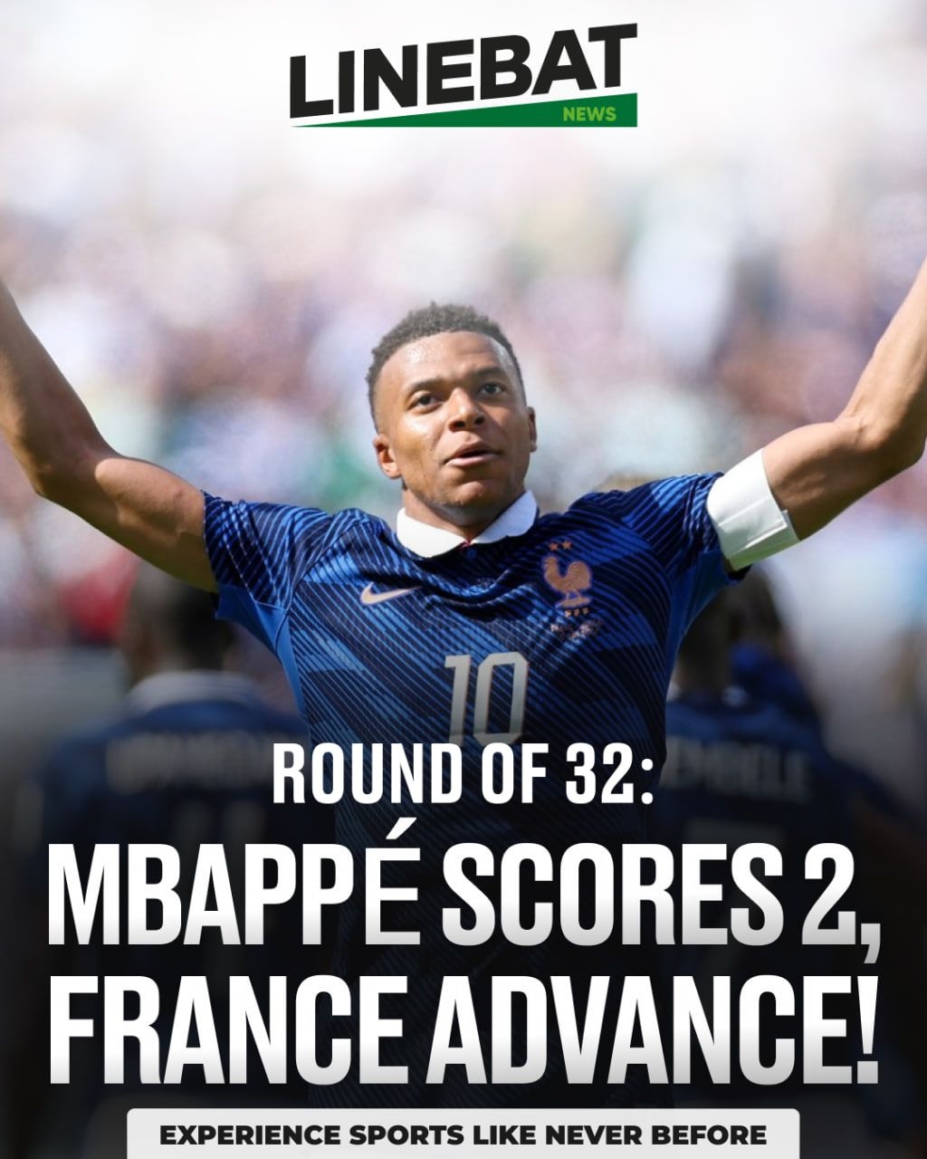 Mbappé Brace Fires France Into World Cup Round of 16 With 3-0 Win Over Sweden