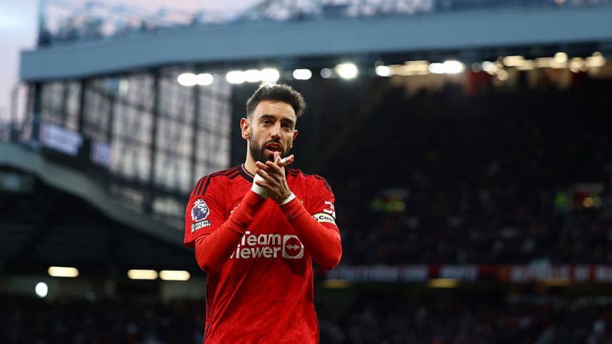 
Man United skipper Fernandes eager to improve goal-scoring form 