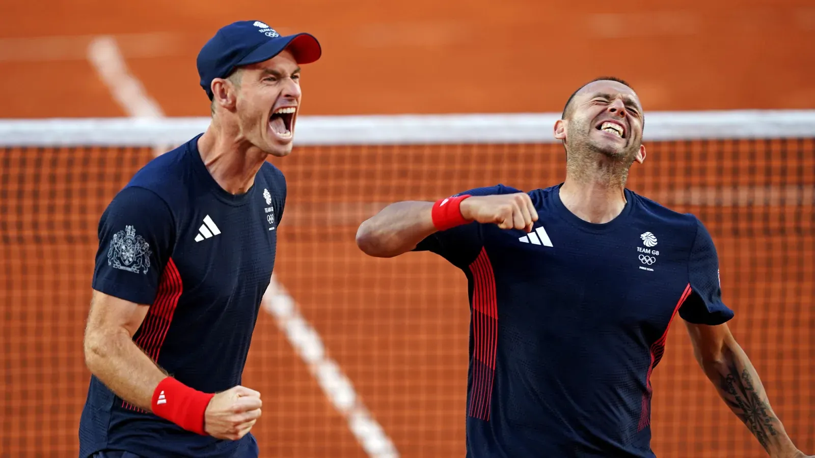 Olympics 2024: Andy Murray and Dan Evans through after epic first-round comeback in men's doubles in Paris