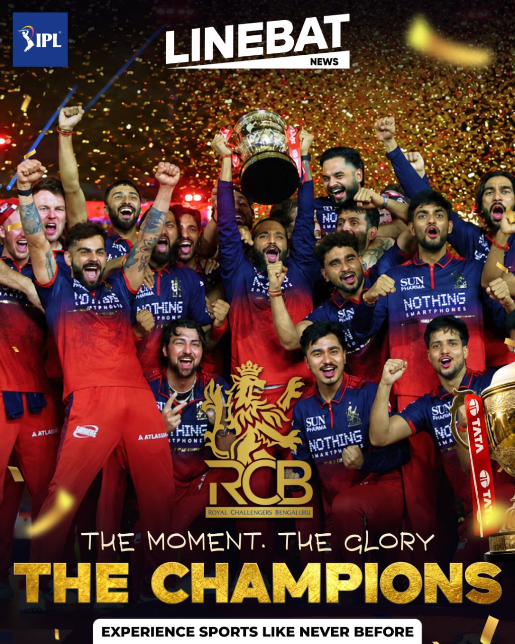 RCB CROWNED IPL CHAMPIONS 2026