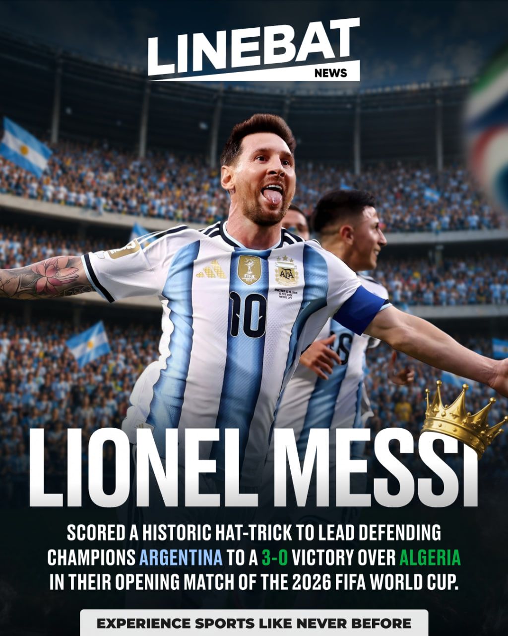THE GOAT DELIVERS ON THE BIGGEST STAGE!